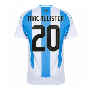 Billiga Argentina Alexis Mac Allister #20 Hemmatröja Copa America 2024 Kortärmad